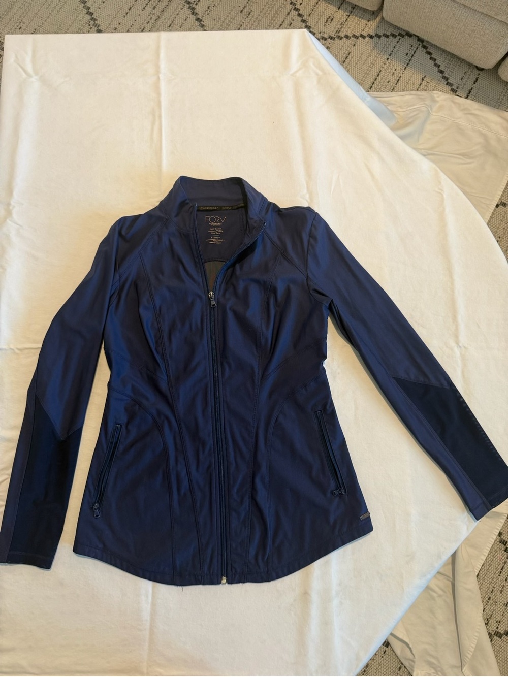 Cherokee Navy Women's Utility Zip Jacket
